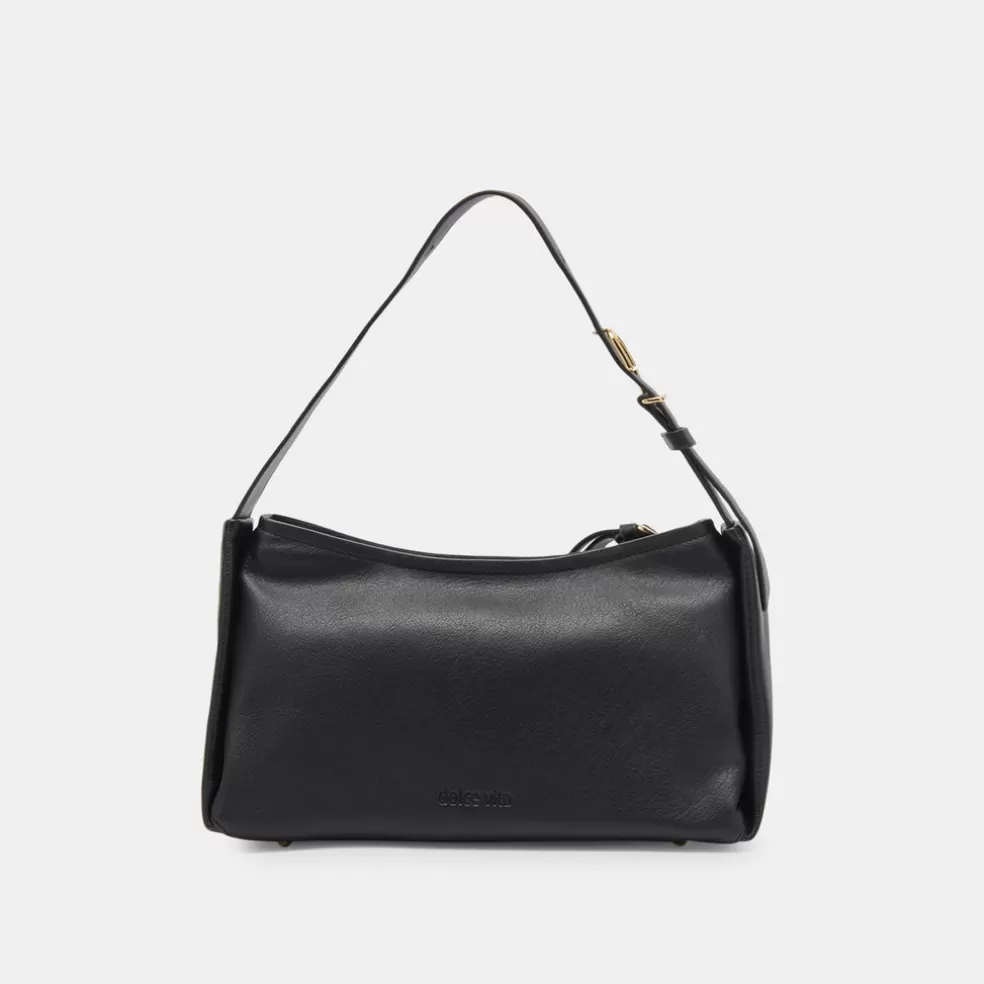 DOLCE VITA Audri Shoulder Bag Black Leather