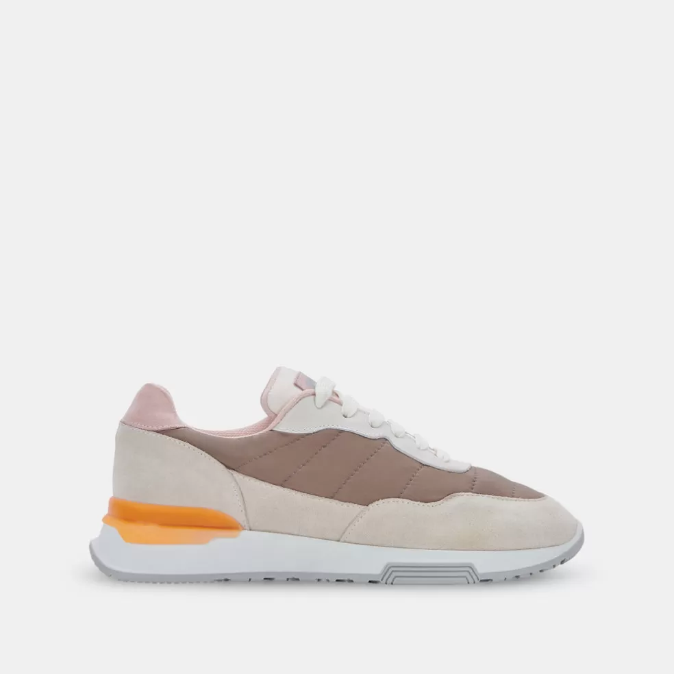 DOLCE VITA X Greats Evana Sneakers Taupe Multi Suede
