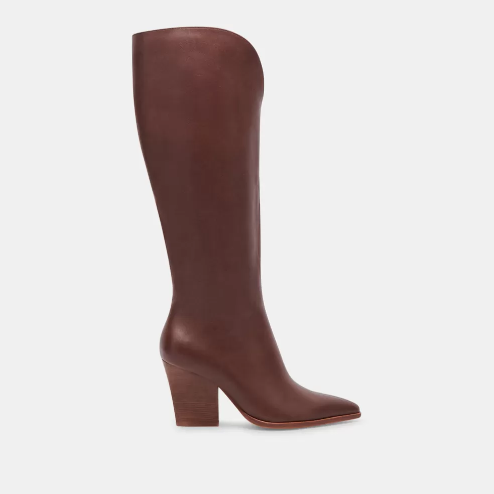 DOLCE VITA Rocky Boots Chocolate Leather